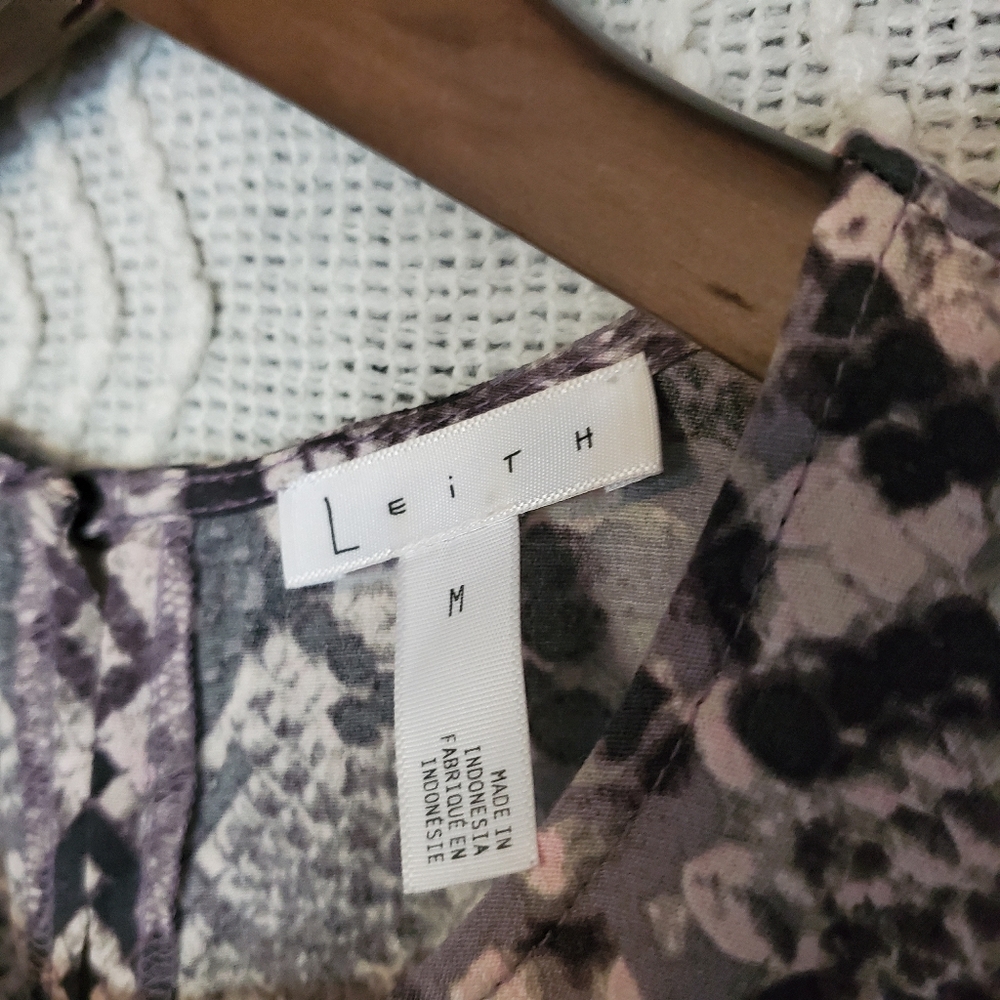 Leith Snakeskin Print Dress - Picture 4 of 8